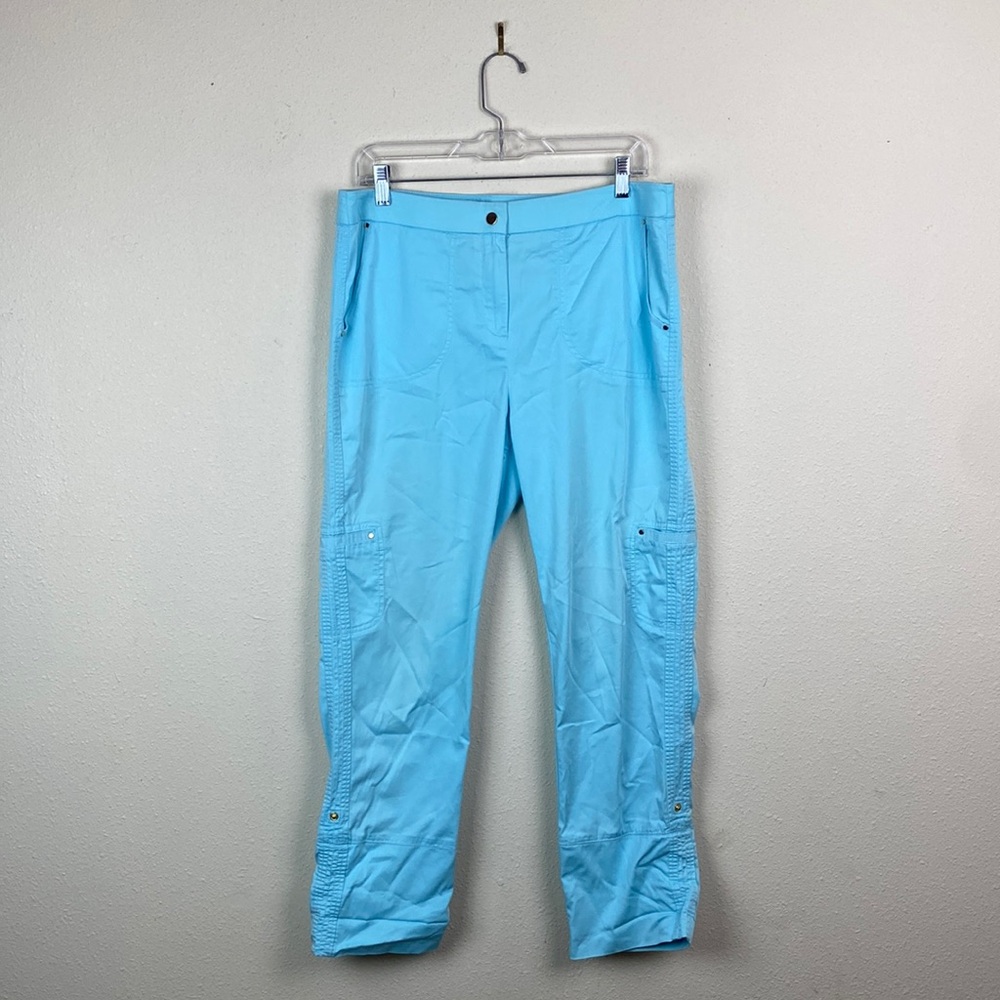 Chico's | Pastel Blue Utility Capri Trousers 1.5 (M/10)